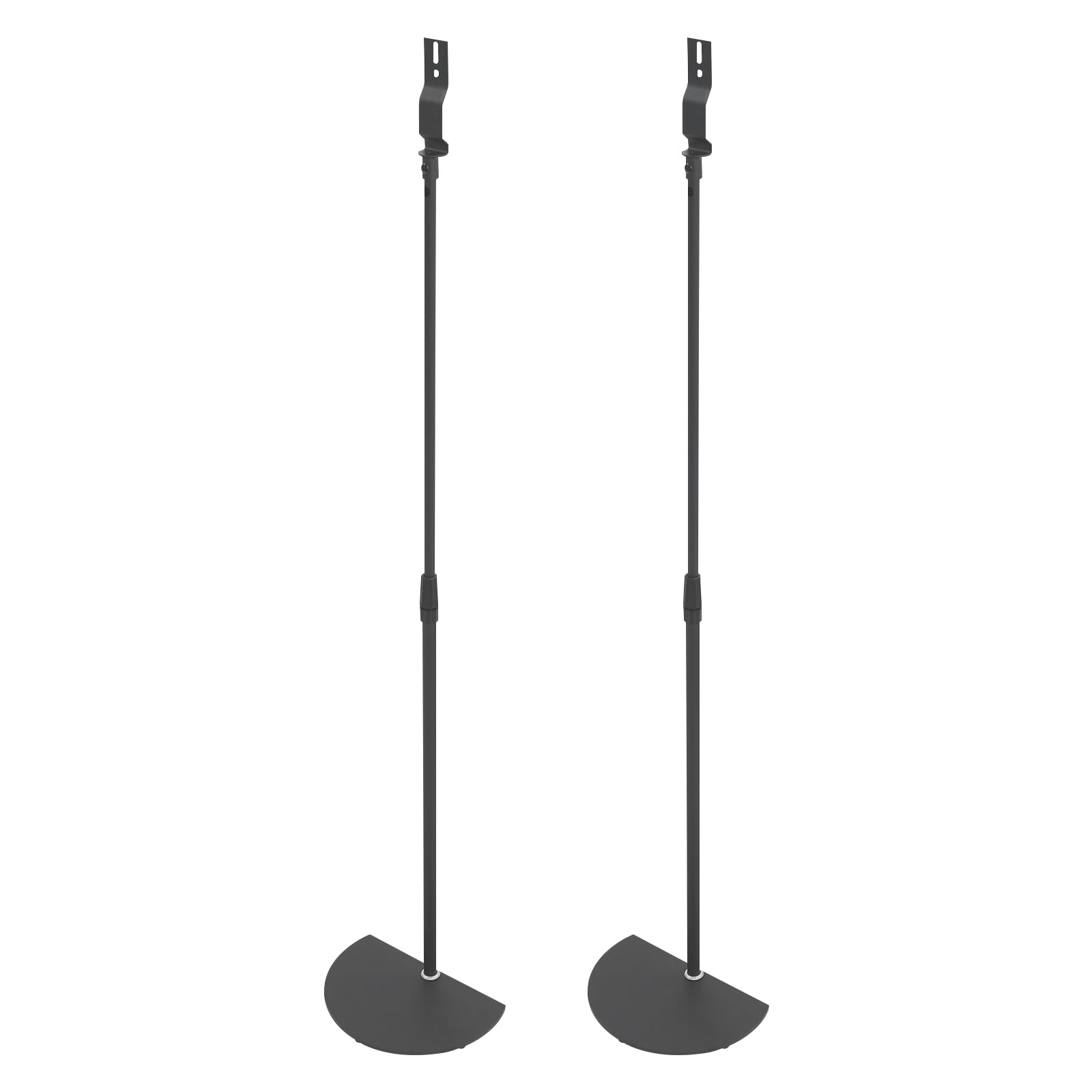 Supporto per altoparlanti, 2 pezzi, 70-120 cm, altezza regolabile per altoparlanti fino a 1,5 kg