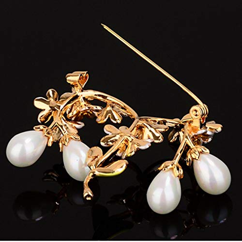 Broche strass cristal ornement d'exception pour châle