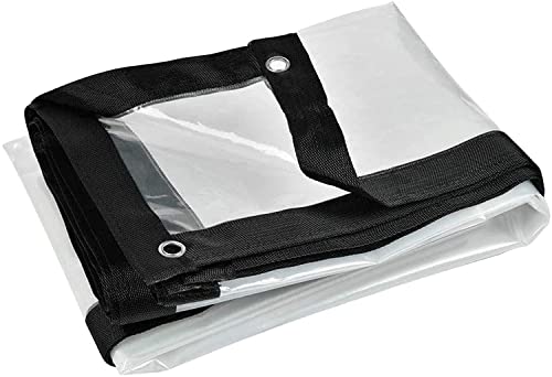 Lona transparente resistente al agua 1x1m impermeable ligera 2