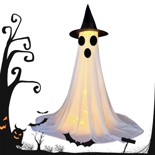 Fantôme d'Halloween télécommandé pour transformer une cour sans installation complexe - 7