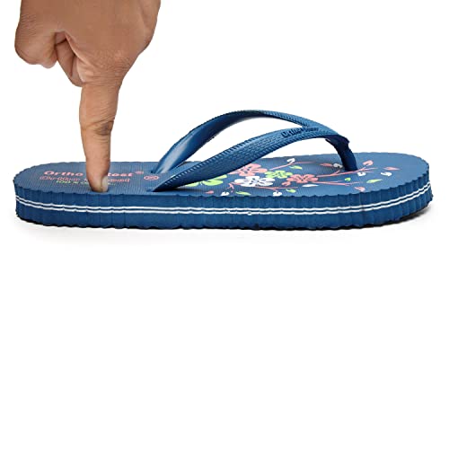 Ortho + Rest Women's Hawai Ortho Slippers | Orthopedic Footwear | Doctor Chappal | Comfortable Flip Flops for Home Daily Use