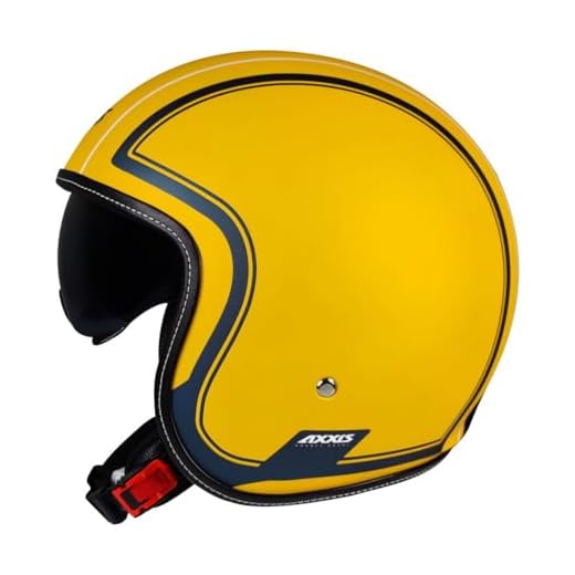 AXXIS Casco Moto Casco Hornet Sv Royal Amarillo Mate L Amarillo Mate L