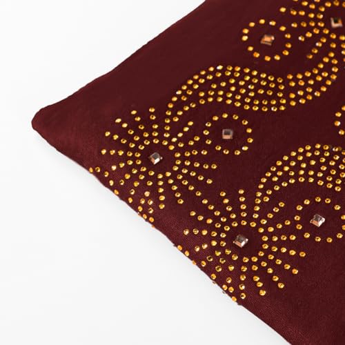 Muslim Women Shiny Rhinestone Hijab Head Wrap Long Scarf Shawl Soft Solid Islamic Ramadan Eid Prayer Jersey Turban4