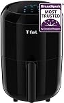 Friteuse à air T-Fal Easy Fry Compact Duo Precision 1.69Qt/1.6L, friteuse, gril, rôtir, cuire, noir
