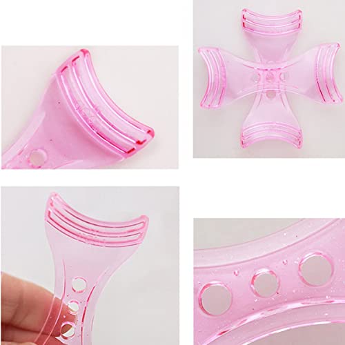 Plantilla guía para delineador HOMSFOU 1 pieza rosa miniatura 4