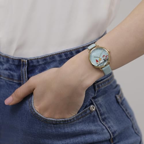 RADLEY Ladies 25th Anniversary - Camden Collection Open Shoulder Pale Blue Watch RY21650 - Image 5