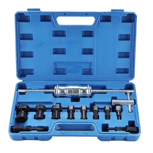 FreeTec Kit Extracteur Roulement Interieur, 8mm-32mm Arrache Roulement Inertie, Arrache a Inertie Roulements Interieur de Trou Borgne avec Marteau pour Voiture...