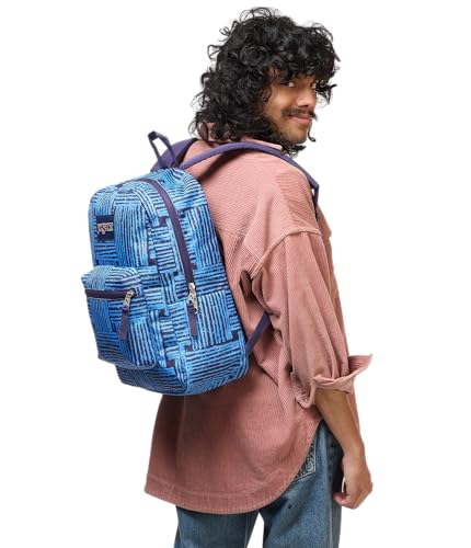Image of JanSport Cross Town Backpack - Simple Bag for Everyone with 1 Main Compartment, Front Utility Pocket - Premium Class Accessories - Threaded