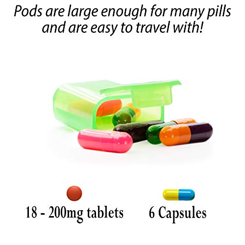 GMS 7 Day AM/PM Pill Reminder - Weekly Pill Organizer 7 Days 2 Times a Day - Pop Out Pill Pods for Medication Management (Rainbow) 4 GMS 7 Day AM/PM Pill Reminder - Weekly Pill Organizer 7 Days 2 Times a Day - Pop Out Pill Pods for Medication Management (Rainbow) - Image 5