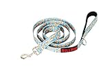 BULLHUG 6 FT Bulldog Leash with Padded Handle. Perfect for Bulldogs, French Bulldogs, Pugs & All Breeds. Leashes for Walking, Training Lead for Bulldogs (Pizza)