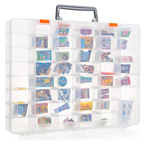 MYMOON HOME Collector Storage Case Compatible with Mini Brands 5 Surprise Series 1 2 3 Mystery Capsule Real Miniature Collectible Toy Shopkins Mini Fashions Toys Storage Organizer Container (Box Only)
