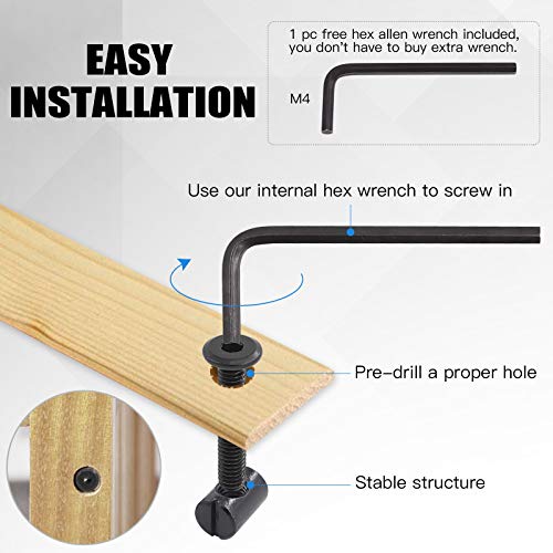 Glarks G-1305 141Pcs Baby Bed Crib Screws Hardware Replacement Kit thumb #4