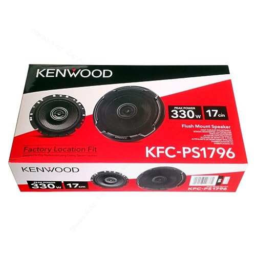 Kenwood KFCPS1796 Membrane Diamond Array et Tweeter Dôme Équilibré