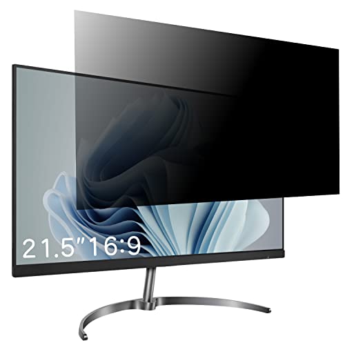 LOE(ロエ) 21.5インチ 16:9 PCモニター用 覗き見防止 保護フィルム プライバシー フィルター 【ブルーライトカット】 光沢/非光沢 両面対応 反射防止 帯電防止 のぞき見防止フィルター