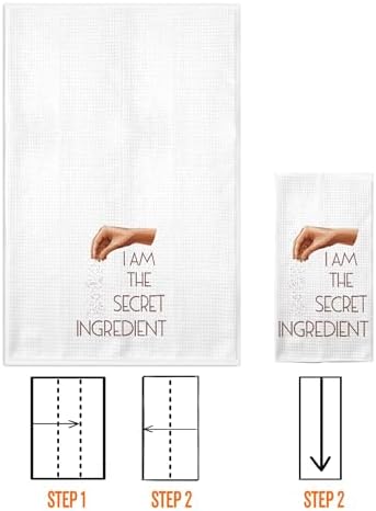 I Am The Secret Ingredient Kitchen Towel - Cute Home Decor - Soft & Absorbent Kitchen Towels - Housewarming Gift - Dish Towel Gift for Home Chef - Good Ideas for Friends Or Family image 4