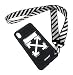 NCANGU Off White Black case Compatible with iPhone case with Strap (iPhone Xs Max)