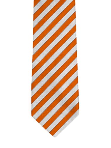 Image of BLACKSMITH Black & Grey Stripe Neck Tie for Office Wear, Formal Ties for Men - 3 inch Smart Width Necktie