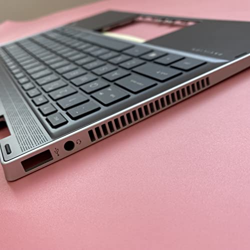 Replacement for HP Pavilion X360 14 DW 14T-DW Laptop Upper Case Palmrest Keyboard Assembly Part L96526-001 L96524-001 6070B1744903 Gray by LTPRPTS - Used condition - Image 7