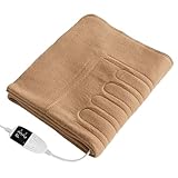 電気毛布 敷き 掛け兼用 洗える 10段階タイマー 6段階温度調整 140×80cm AI過熱保護機能 切り忘れ防止タイマー付き 速暖 節電 省エネ ダニ退治 スライド温度調整 敷き毛布 肩掛け 膝掛け シングル 防寒対策 暖房器具 毛玉なし 暖房器具 キャンプ オフィス 車中泊 ギフト PSE認証（カーキ）