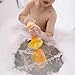 HABA Toddler Bath Toys: Bubble Bath Whisk for Sensory Play, Bubble Maker for Bathtub and Fun Beach and Water Toys for Toddlers, Yellow