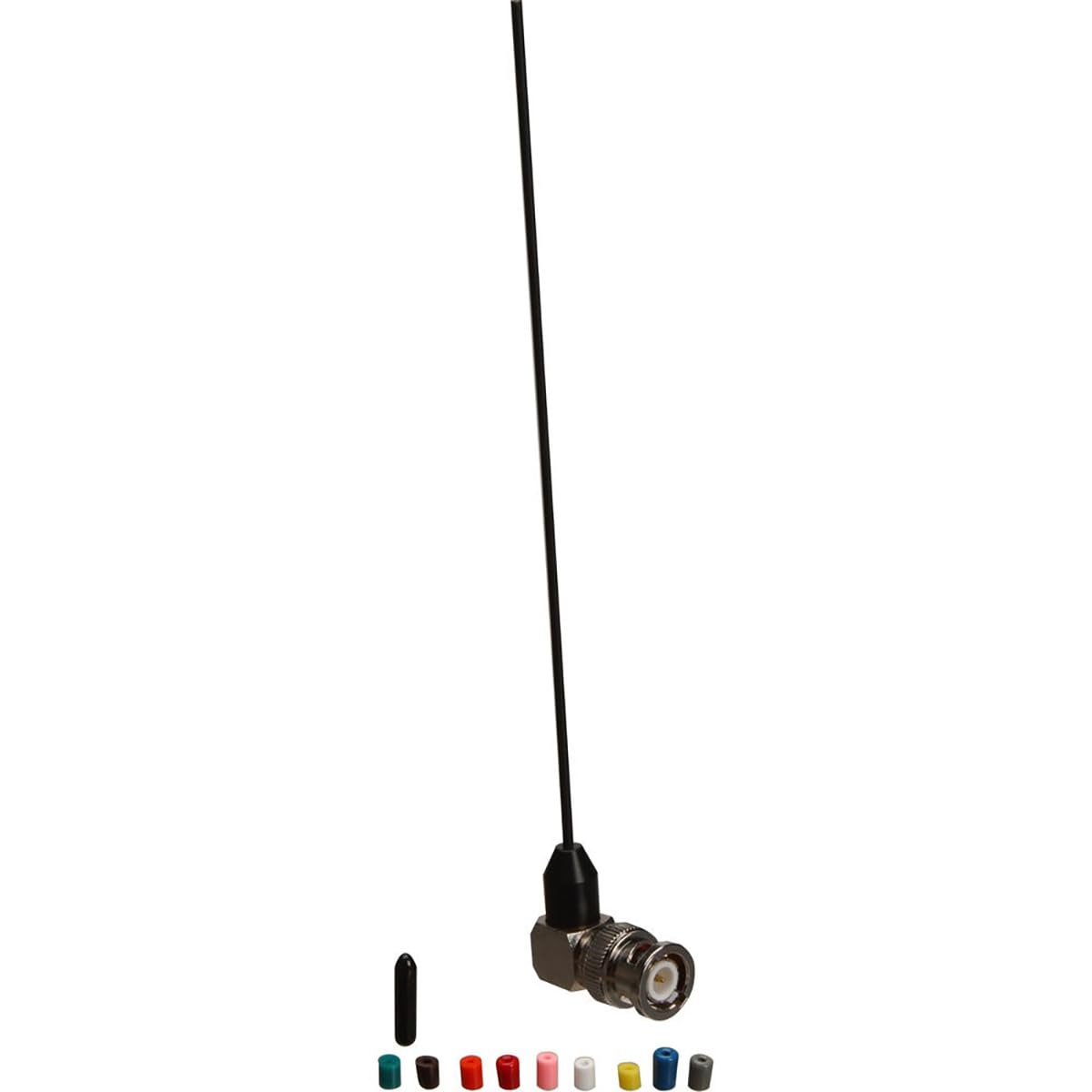 Miracle Whip UHF Antenna Kit with SMA Right Angle Connector for Lectrosonics/Zaxcom Receivers or Transmitters, Includes Block Chart, Color Coded Caps