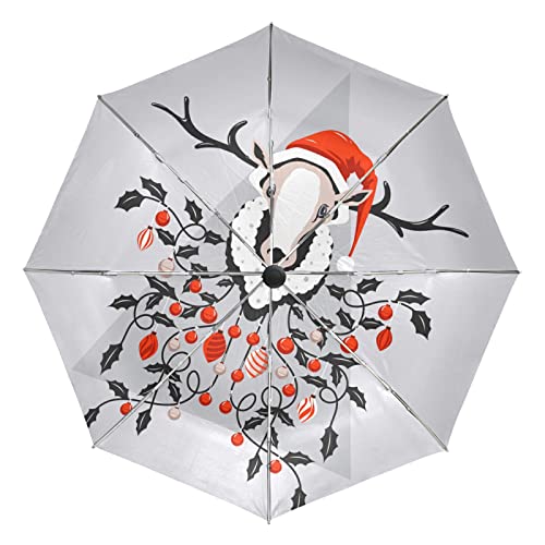 Parapluie pliant protection UV automatique pour femme et fille