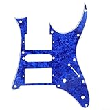 Pickguard pour guitare électrique Ibanez RG250, 7 V, remplacement avec 10 trous pour Humbucker et Single Coil (B)