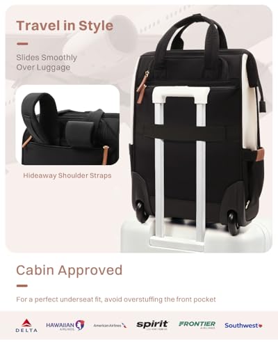 Rolling Puffer Backpack Women