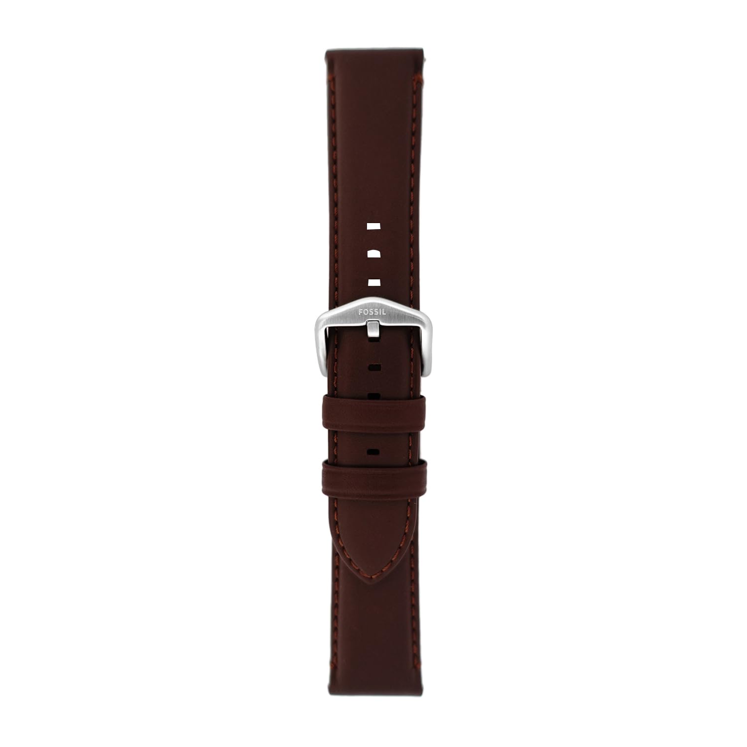 Fossil Montres pour Hommes 22mm, Cuir Marron, Bande de Rechange Originale pour FS4813