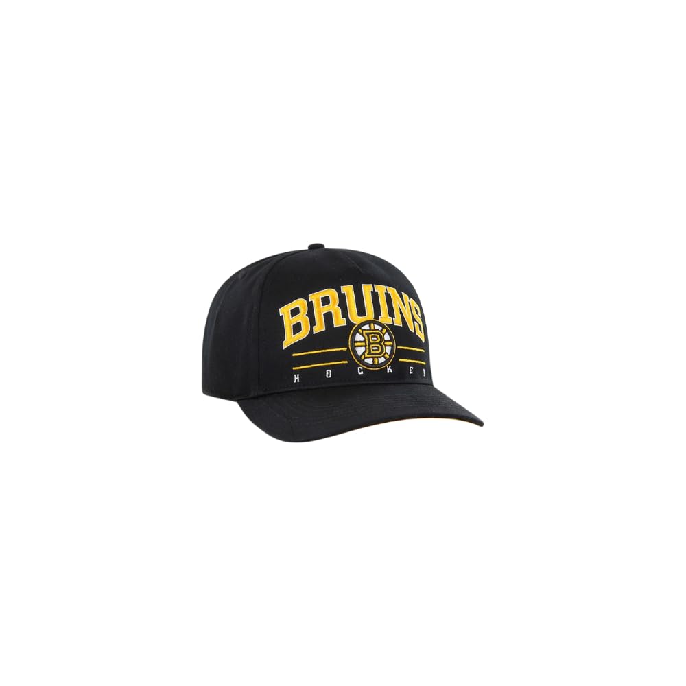 47 Brand Snapback Cap - Hitch Roscoe Boston Bruins Black