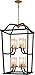 Minka Lavery Foyer Chandelier Mini Pendant Lighting 4518-100 Posh Horizon Dining Room Fixture, 8-Light 480 Watts, Black