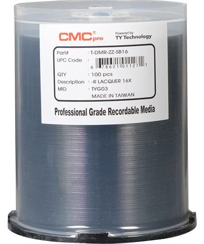Amazon.com: Taiyo Yuden 200 CMC Pro 16X DVD-R 4.7GB Silver Thermal