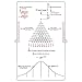 DJUKYMJMN Desk Galton Board,Physics Lab Teaching Desk Dalton Board,Probability Demonstration Model with Bell Curve, Physics Laboratory Teaching Tool, for Random Distribution