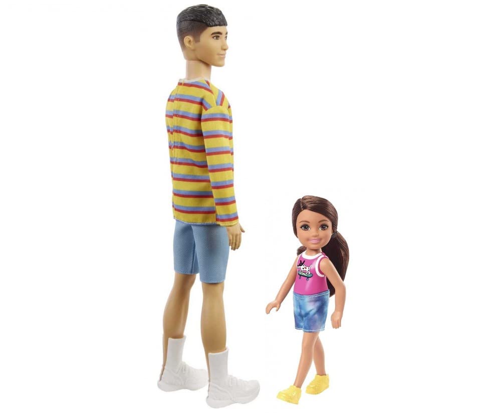 FashionFritz & Little Bitz Hispanic Doll Bundle containing one 12" Male Adult Doll & one Child Doll