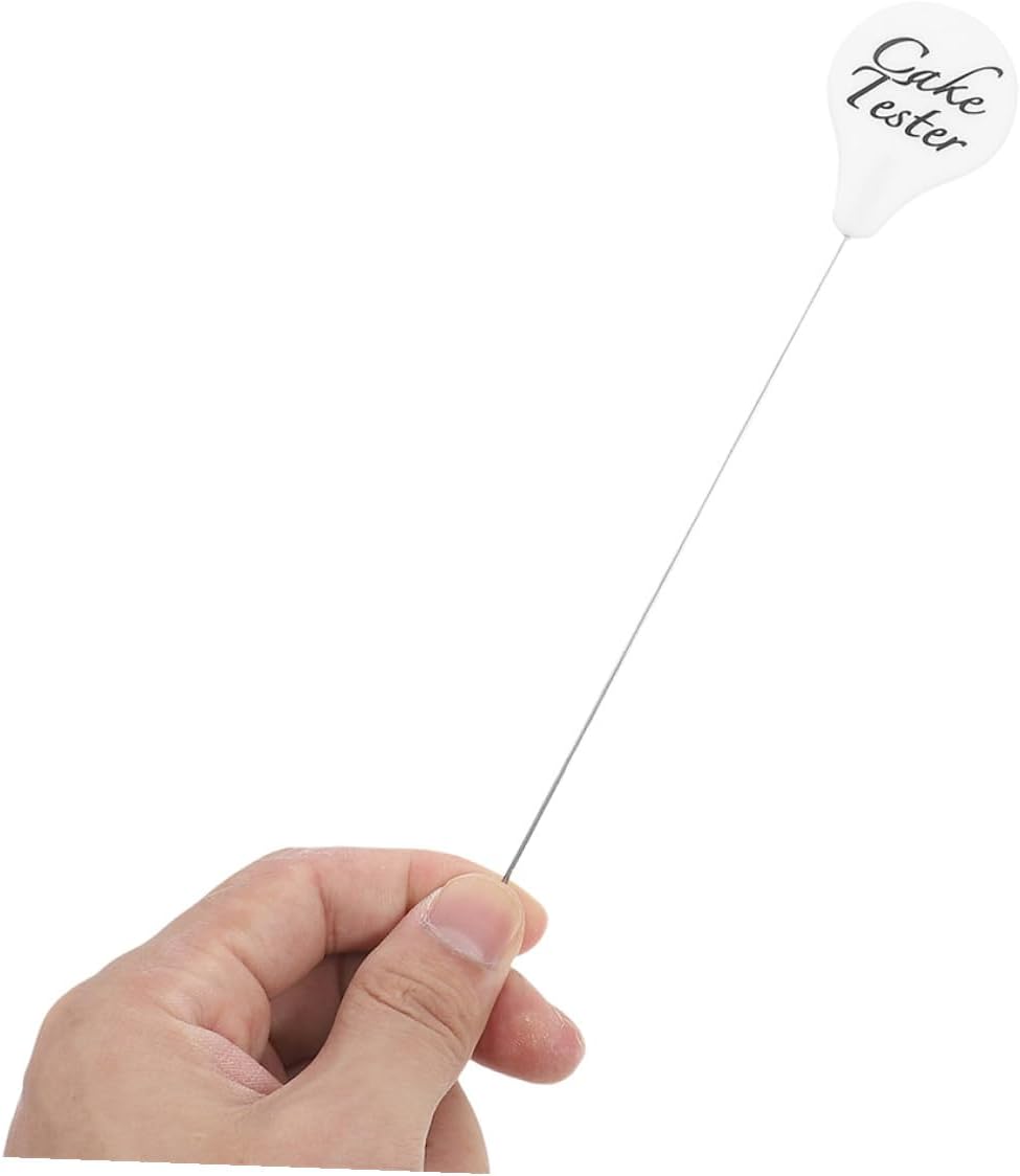 Luxshiny 6pcs Stainless Steel Baking Cake Tester Stick Muffin Bread Cupcake Tester Skewer for Home Bakery Tools