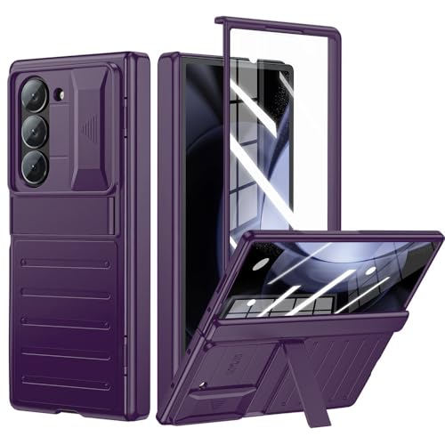 Coque Samsung Galaxy Z Fold 6 avec cache caméra coulissant et charnière