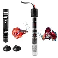 LWMTT Aquariumheizung, Aquarium Heizung, Heizstab Aquarium,25W Aquarium Heizstab einstellbar Aquariumheizer mit Thermostat Regelheizer für Fischtanks, für Aquarien