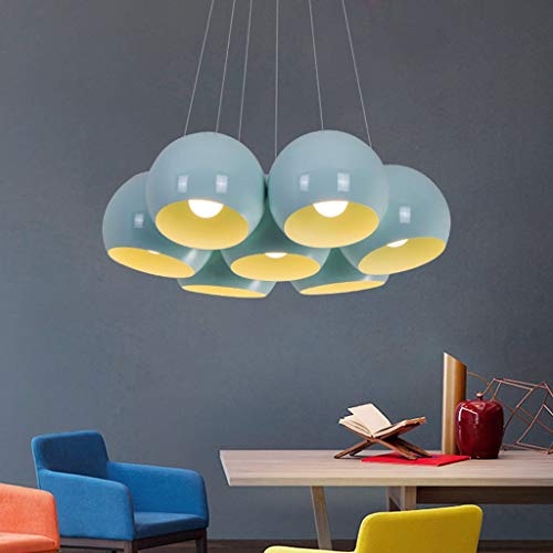 Lustre de restaurant moderne GZ Lampe suspendue en fer