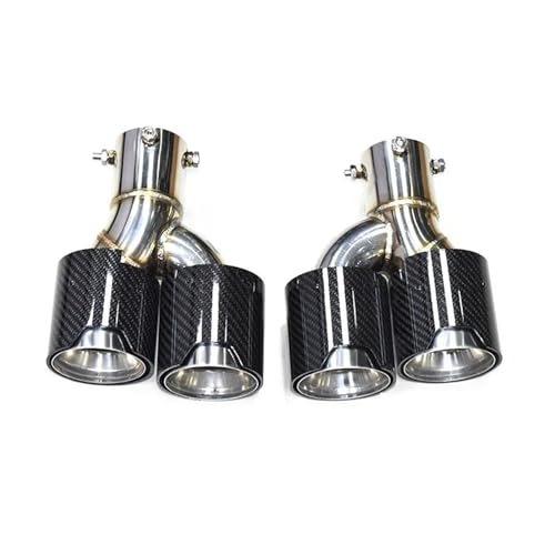 Sortie d'échappement carbone BMW G20 G21 évite la corrosion des canules d'origine style quad 63mm