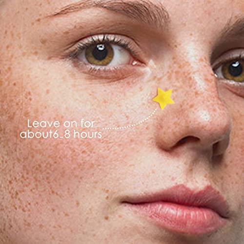 BAGLAK Patch de espinha em forma de estrela - 160 adesivos - amarelo e azul, pontos hidrocoloides -