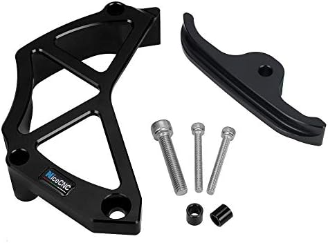 NICECNC Black Chain Guard Cover Case Saver Compatible with KTM 790 890 Adventure S/R models 2019-2023 2022 2021 2020,790/890 Duke 2018-2023 2022 2021 2020 2019,Aluminum