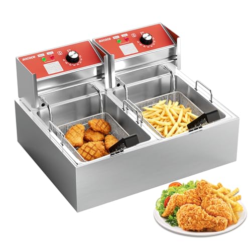 6L+6L Dual Basket Fryer