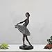 Grace4Joy Ballerina Figurines - Ballerina Statues Resin Bronze Finish Sculpture Vintage Home Decor, Hand Painted Ballet Girl Figure Gifts for Dancer