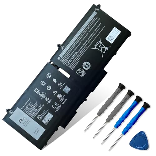 Image of 58Wh FK0VR Battery Compatible with Dell Latitude 5330 7330 7430 7530 Legion 5330 2-in-1 /7330 2-in-1 /7430 2-in-1 P133G P134G P135G P136G FKOVR 8H6WD 01VX5 404T8 51R71 8P81K 15.2V 3625mAh