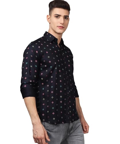 Image of Fashionable Trybuy Premium Printed Cotton Casual Shirt for Men