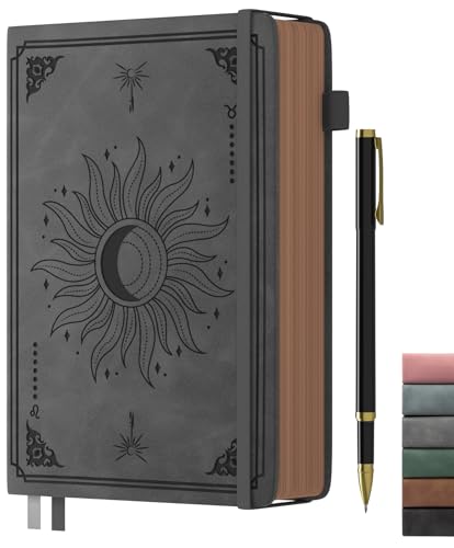 Notizbuch A5, Hardcover Vintage Journal mit Stift, 366 Seiten 100gsm Papier