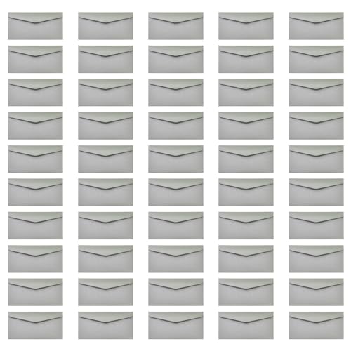 50pcsカラフルな封筒8.6x4in V結婚式の招待状のためのフラップエンベロープビジネスレターヘッド請求書アナウンスメモカード