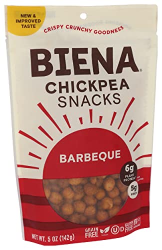 Biena Foods, BBQ Roasted Chickpea Snack, 5 Ounce
