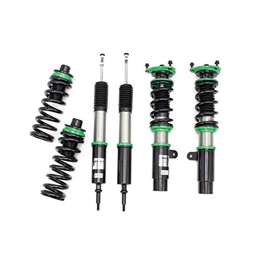 Rev9 R9-HS2-026 Hyper-Street II Coilover Suspension Lowering Kit, Mono-Tube Shock w/ 32 Click Rebound Setting, Full Length Adjustable, compatible with BMW 3-Series RWD (E90/E92/E93) 2006-13