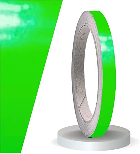 Zierstreifen Lindgrün 5mm X 10m - Glanz Folie Für Auto & Modellbau